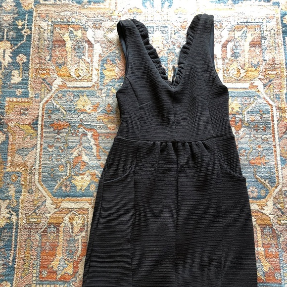 anthropologie little black dress